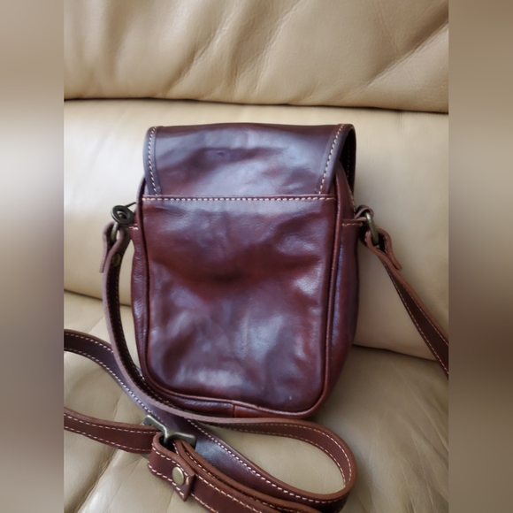Raffaello Firenze gorgeous Leather crossbody Shoulder Bag Made in Italy - Picture 2 of 7